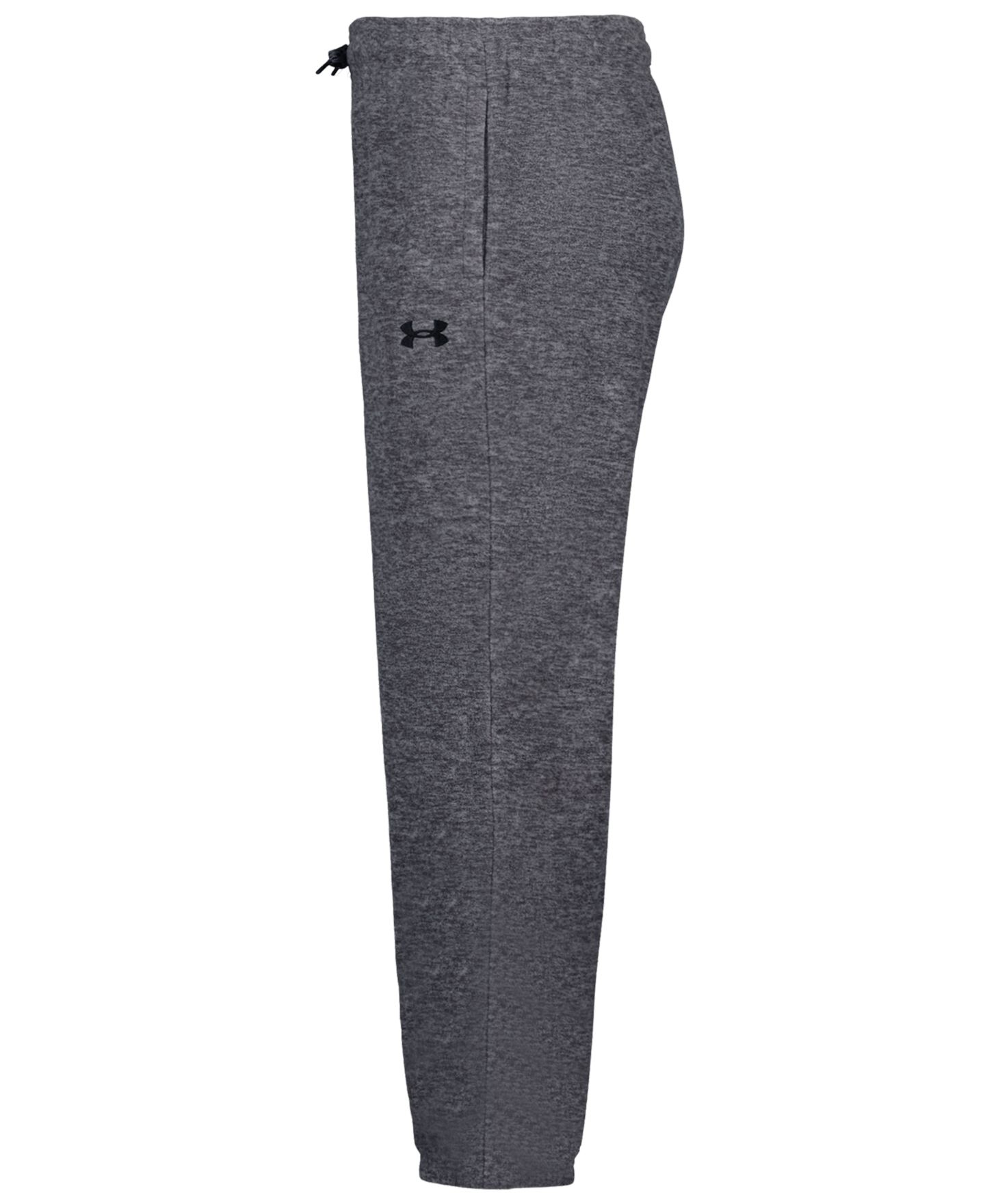 Брюки Under Armour Solid Drawstring Jogger Pants для мальчиков, цвет: Тёмно-серый меланжевый — фото 3