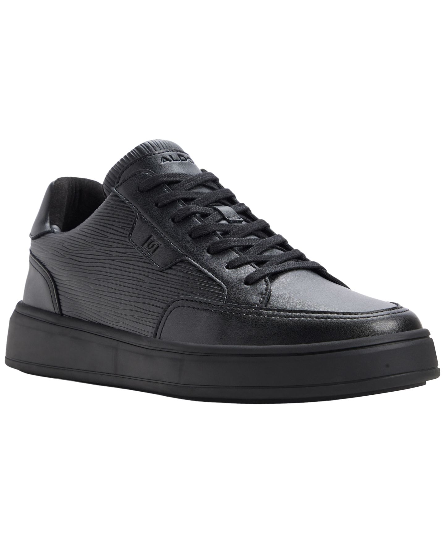 Мужские кроссовки ALDO Miko Round-Toe, цвет: Чёрный — фото 1