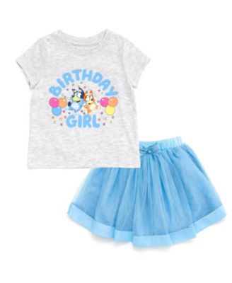 Toddler Girls (2T-5T) 2-Piece T-Shirt and Skirt Set