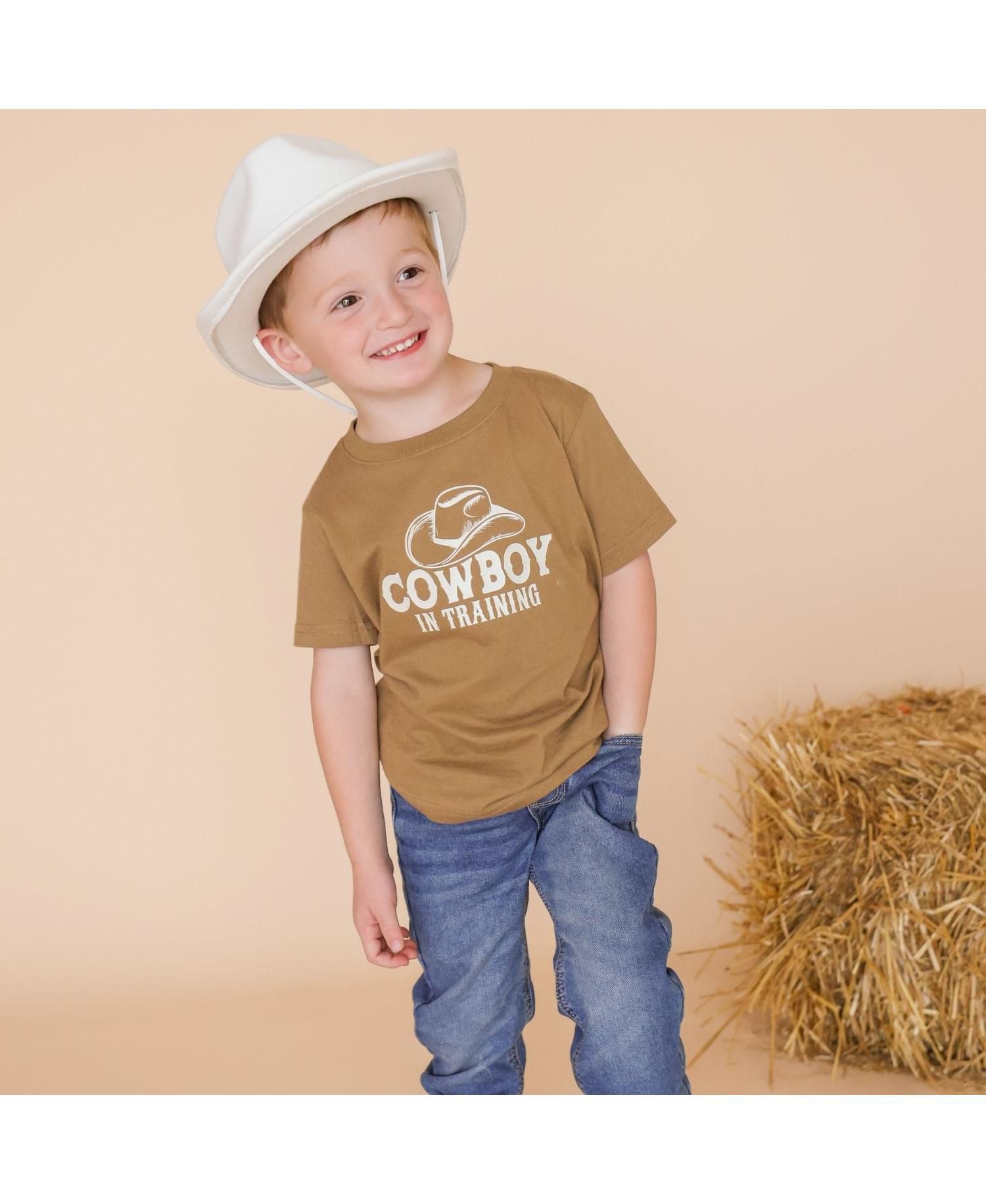 Little Boys Cowboy In Training Western Short Sleeve T-Shirt