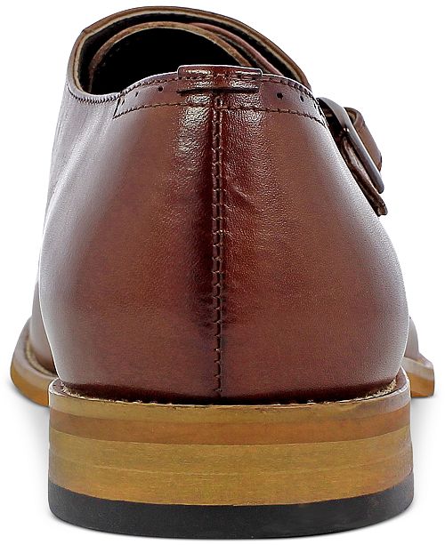 Stacy Adams - Rapino Plain Toe Monk Strap - Cognac - 25637-221
