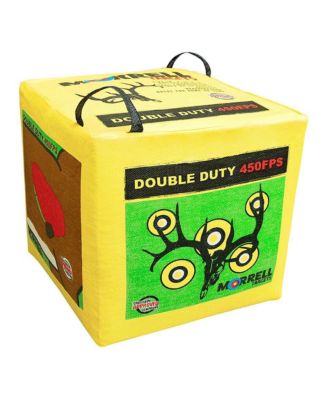 Morrell Double Duty 450 FPS 4 Sided Cube Field Point Archery Bag Target