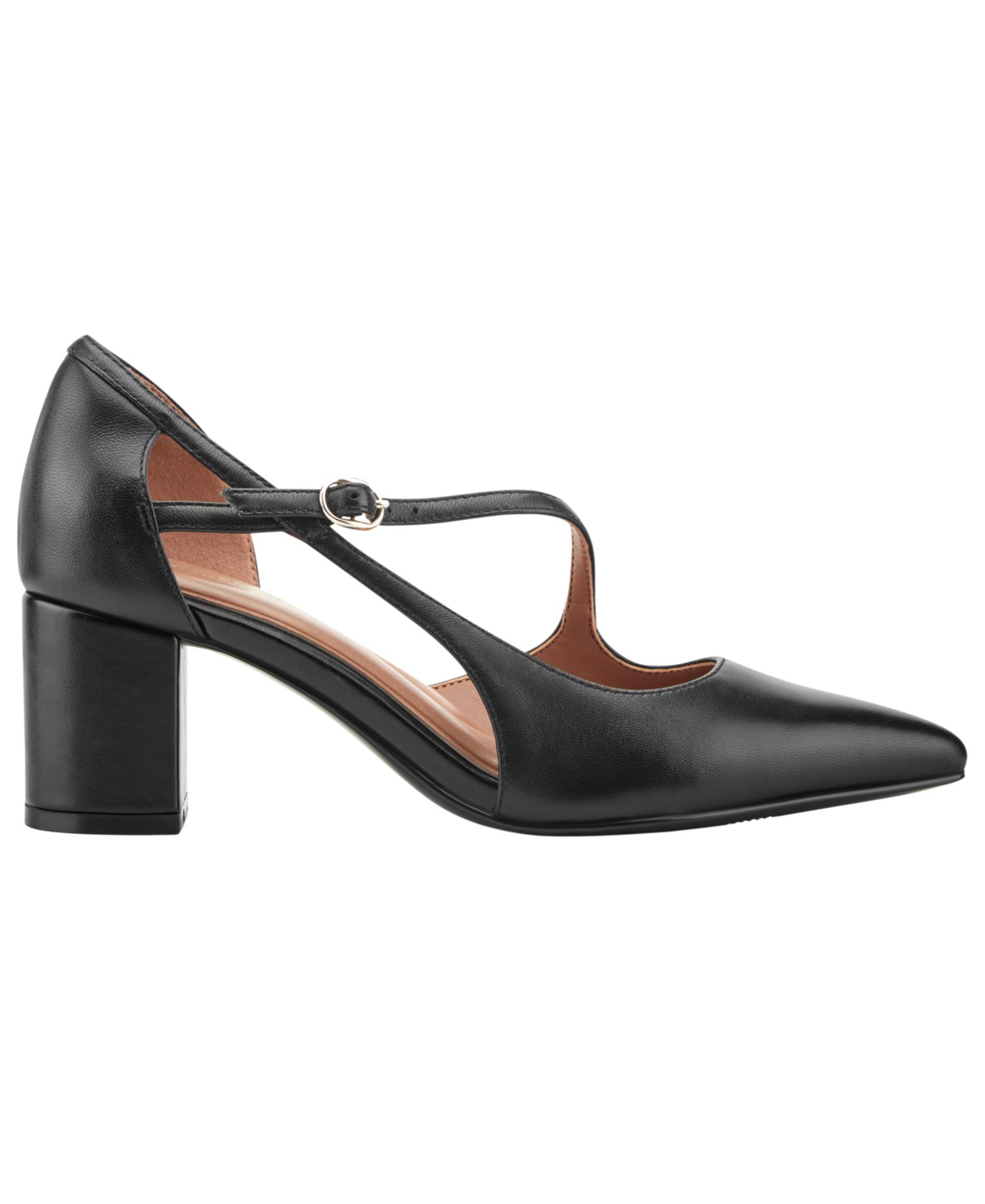 Women's Nerina eFlex Leather d'Orsay Asymmetrical Pumps