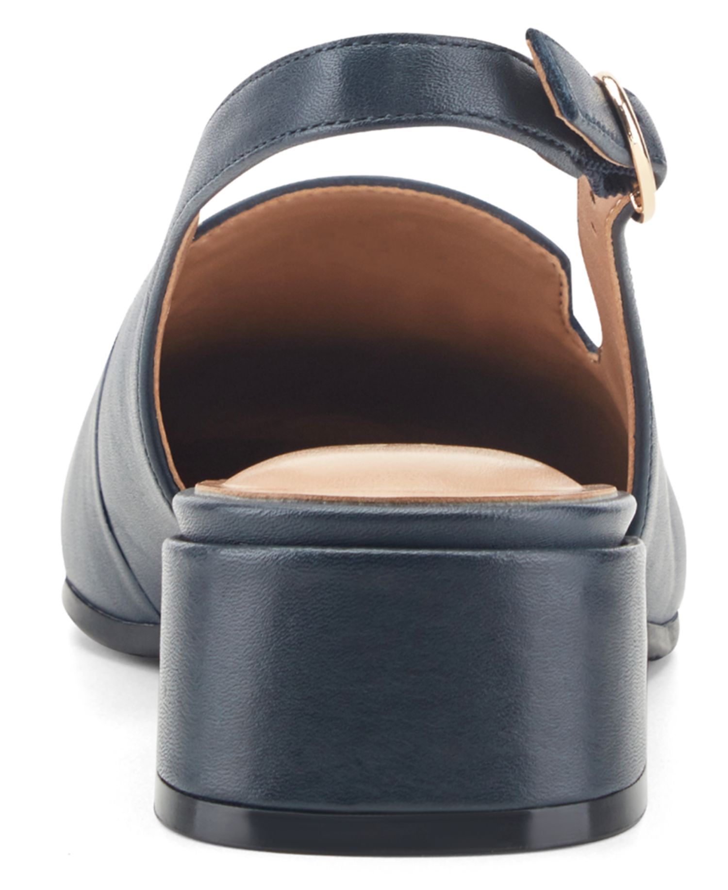 Women's Farida eFlex Leather Moc Toe Slingback Pumps