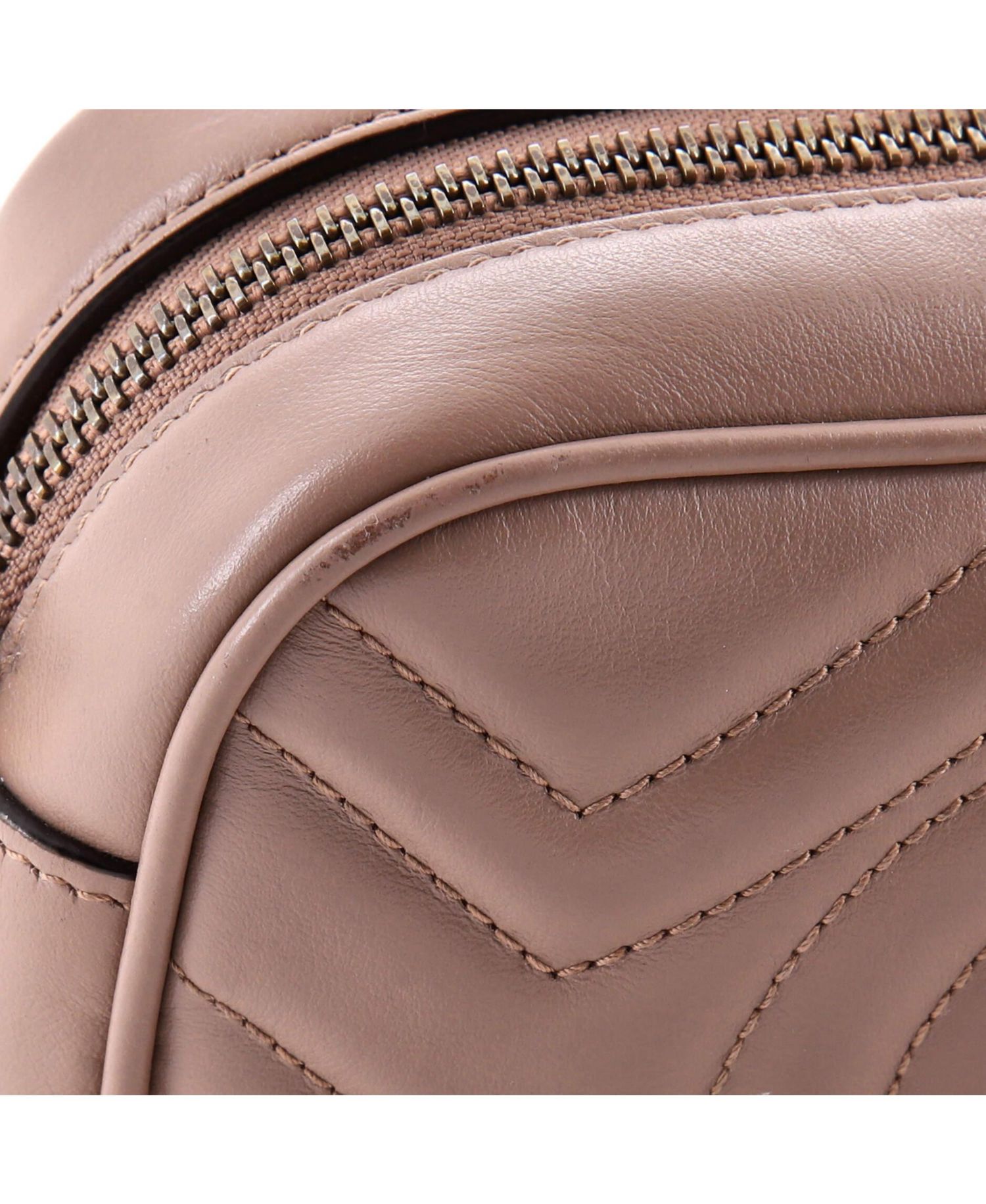 Mini GG Marmont Shoulder Bag Matelasse Leather
