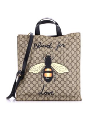 Tall Convertible Soft Open Tote Printed GG Coated Canvas