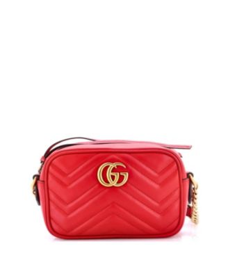 Mini GG Marmont Shoulder Bag Matelasse Leather