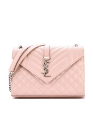 Medium Classic Monogram Envelope Satchel Mixed Matelasse Leather