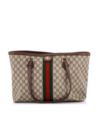 Medium Ophidia Shopping Tote GG Coated Canvas