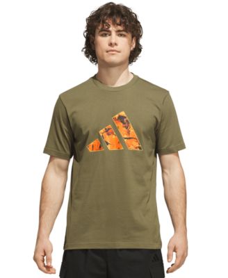 Men's Rock Inspired Camo Graphic Crewneck T-Shirt