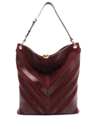 Aurora Large Leather Hobo Handbag
