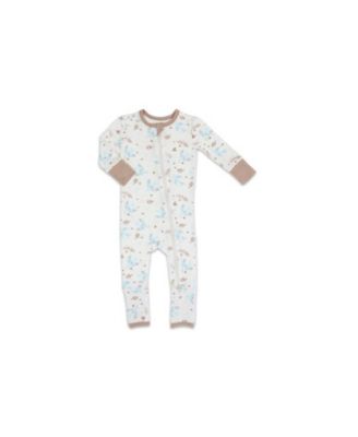 Baby Boys Convertible Romper Fitted Long Sleeve Pajama