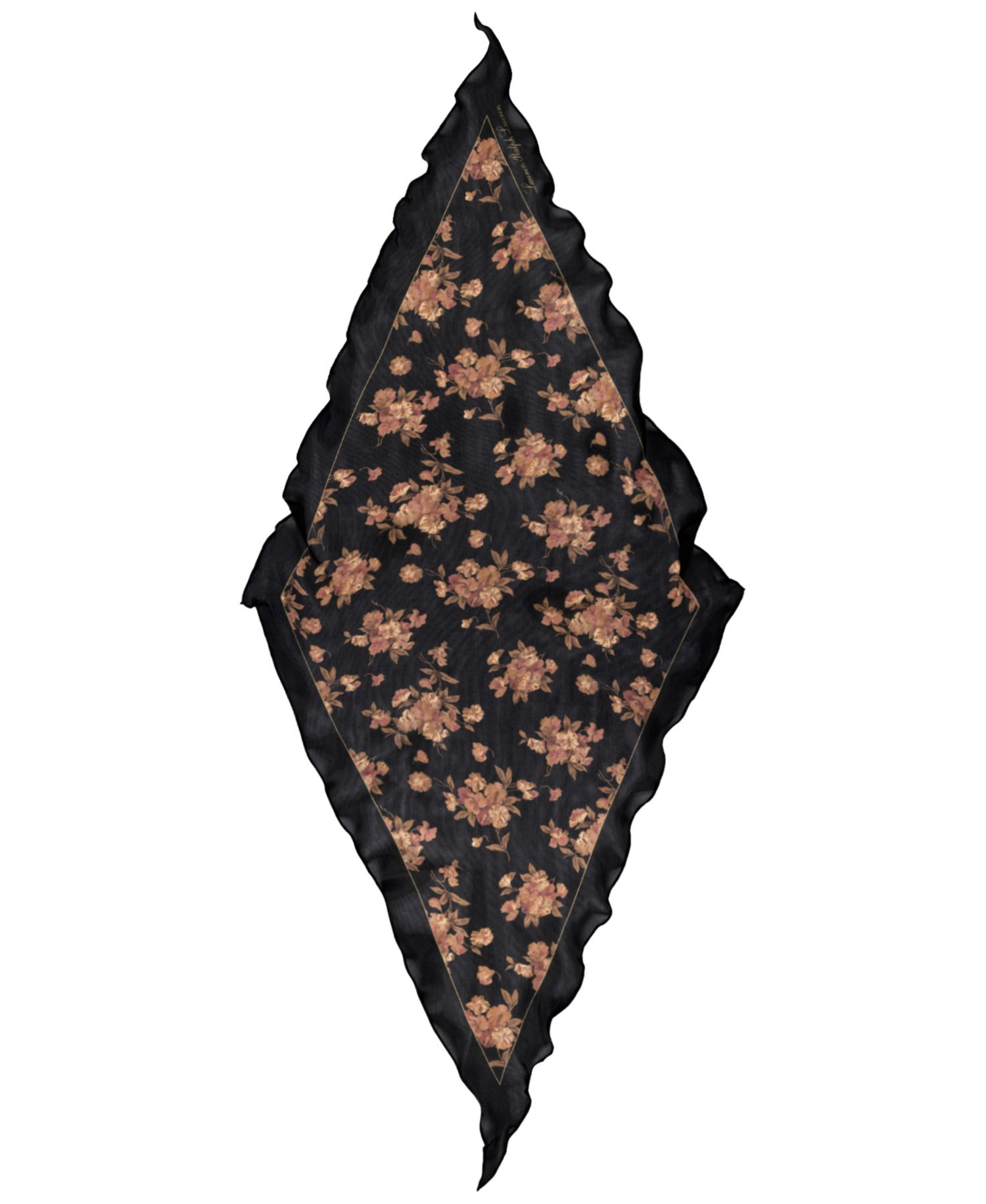 Floral Large Diamond Scarf