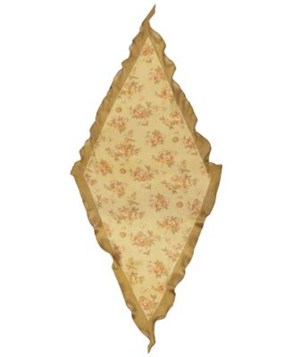 Floral Large Diamond Scarf