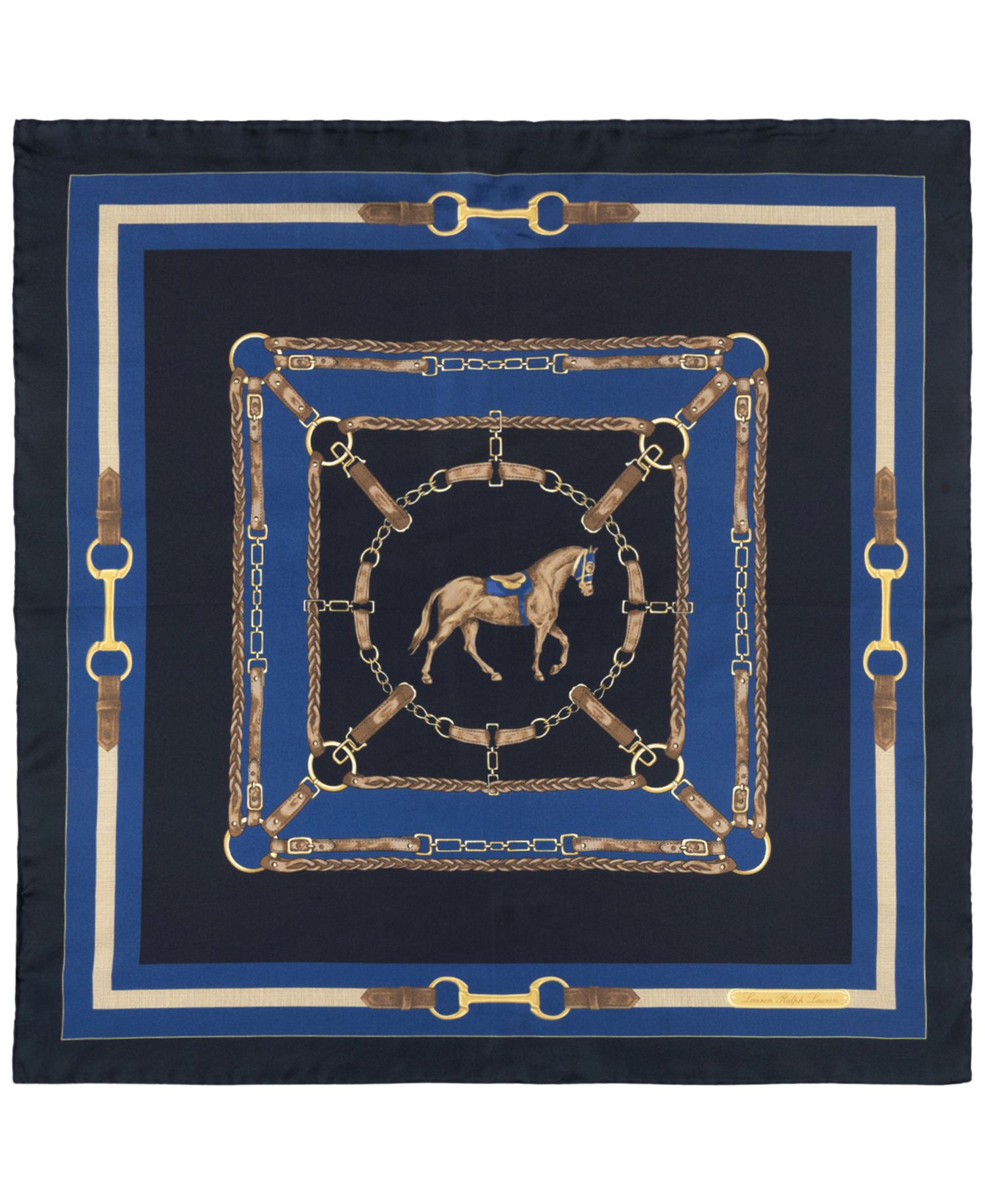 Equestrian Small Square Scarf