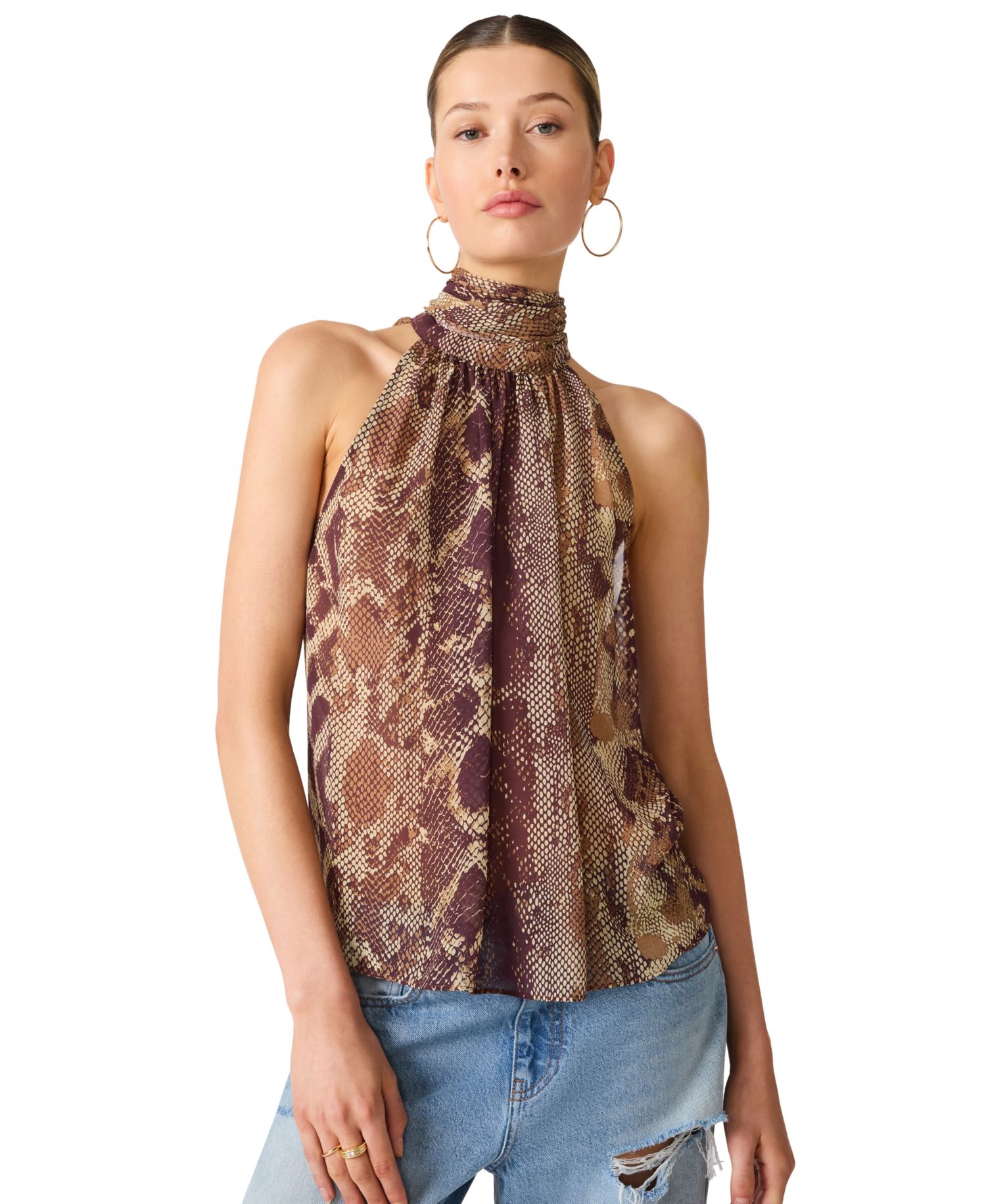 Women's Alexane Halter Sleeveless Top