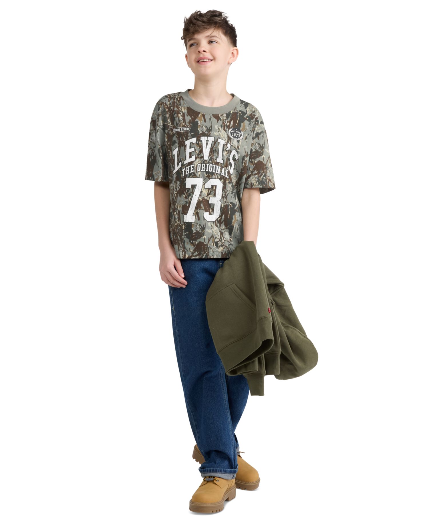 Boys 8-20 Tree Camo Short-Sleeve T-Shirt