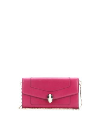 Long Serpenti Forever Wallet on Chain Leather