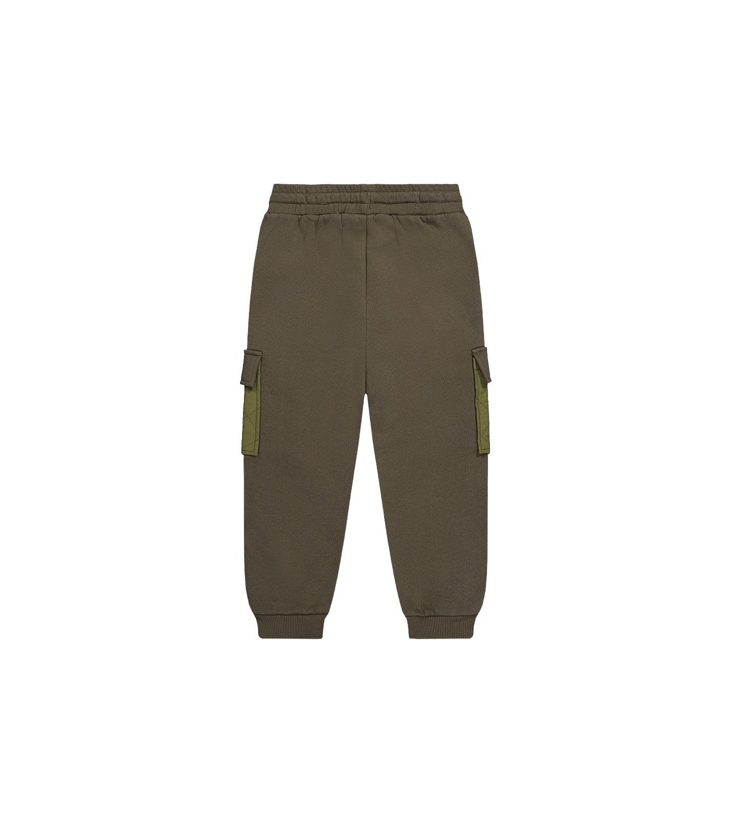 Little and Big Boy 6 - 12 Fleece Bi-Material Sweatpants with Pockets