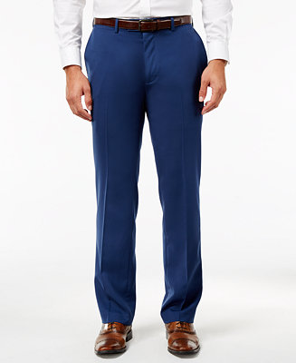 Louis Raphael Hidden Extention Straight-Fit Dress Pants - Macy's