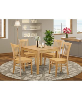 5 Piece Kitchen Table set - Kitchen dinette Table and 4 Dining Chairs