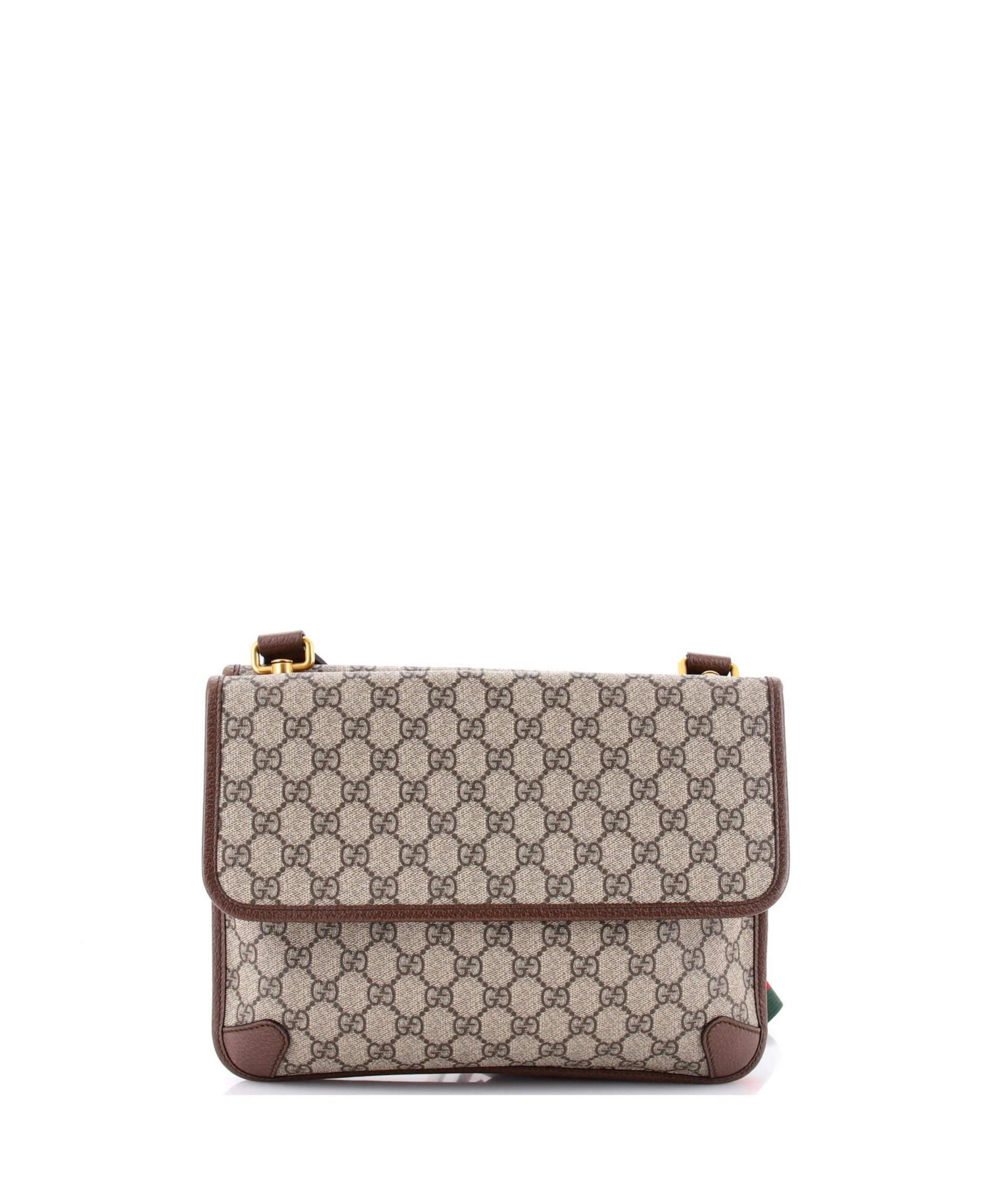 Medium Neo Vintage Flap Messenger GG Coated Canvas