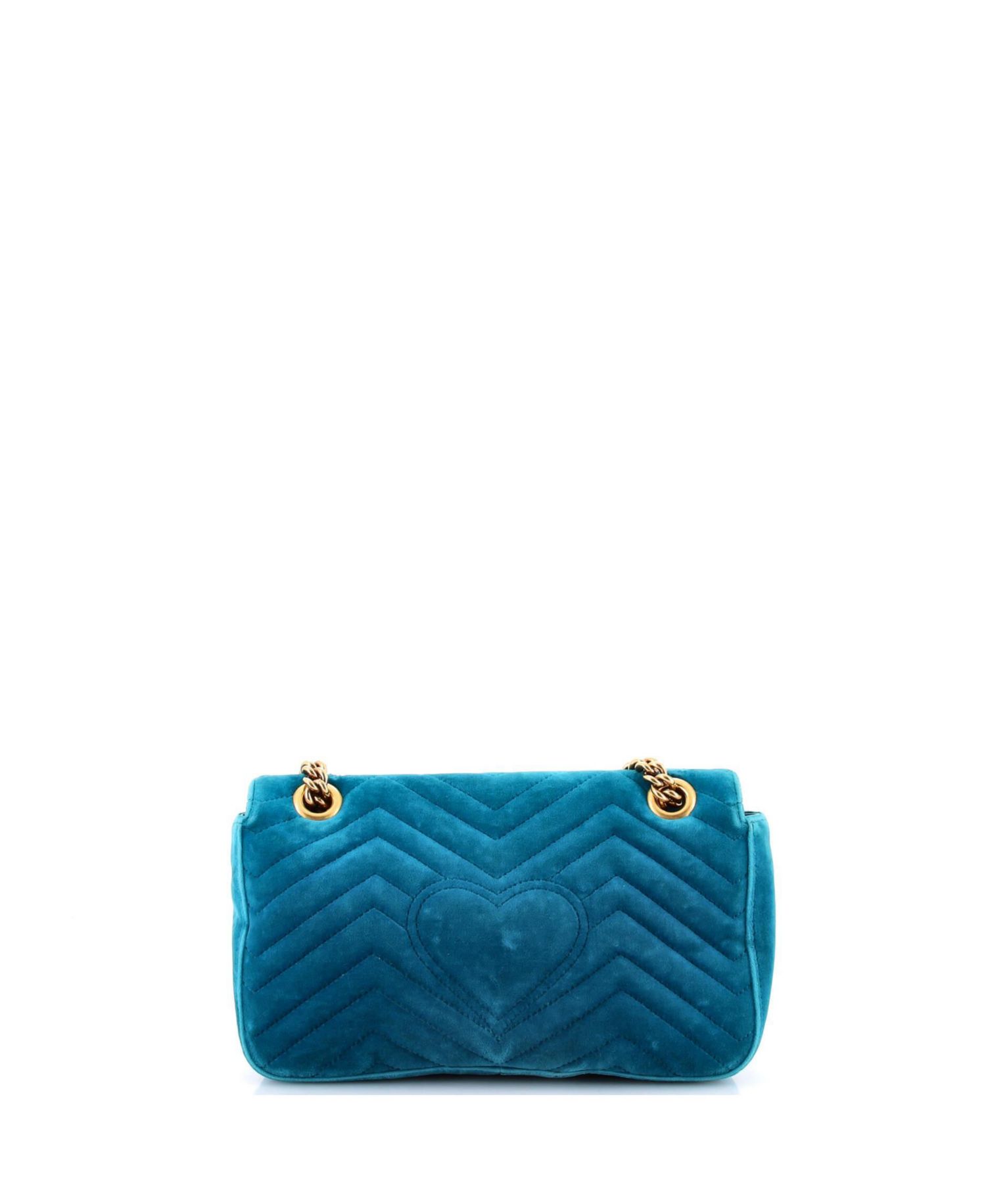 Small GG Marmont Flap Bag Matelasse Velvet