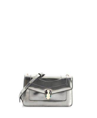 Small Serpenti Forever Shoulder Bag Metallic Leather