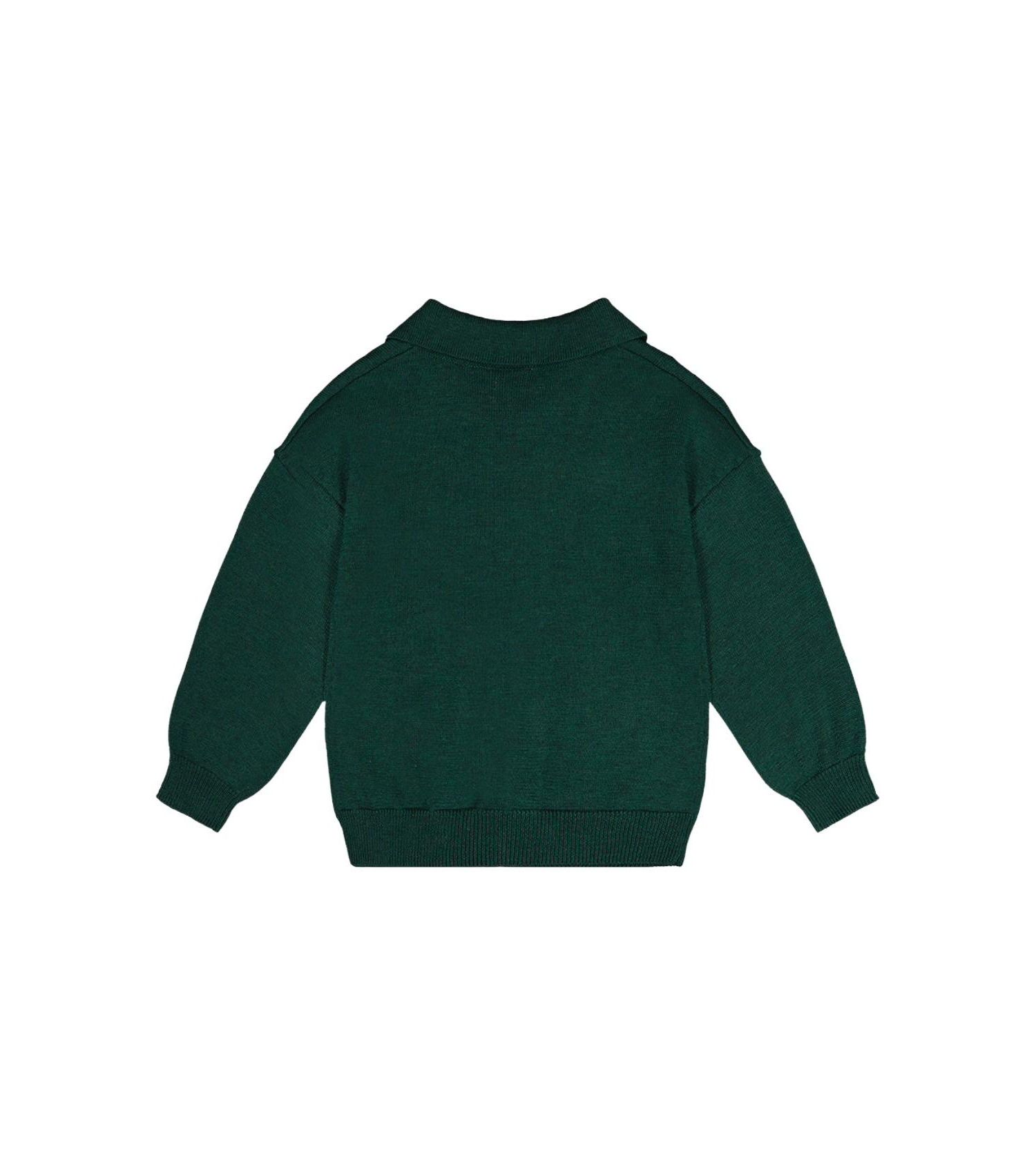 Little and Big Girl (6-12) Knitted Sweater Jasper Printed