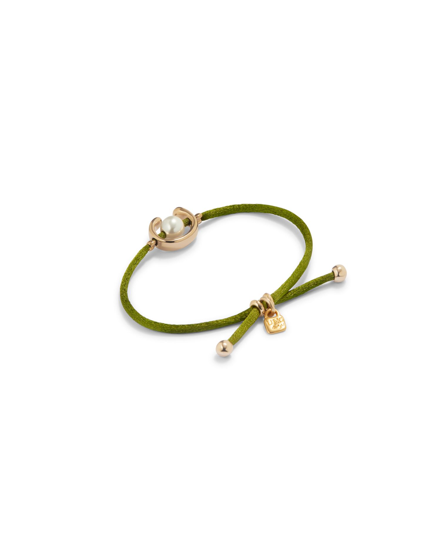 Metal-Tone Alloy Dark Green Crystal Bracelet