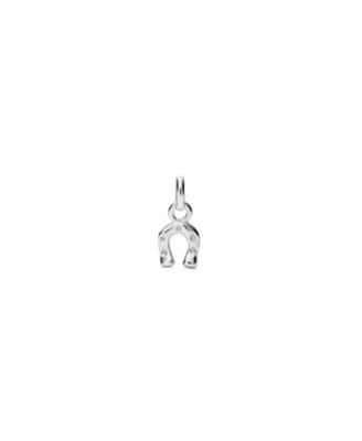 Silver Metal Alloy Horseshoe Charms
