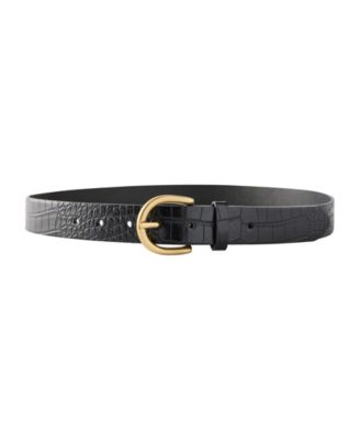 Men's Croc Embossed Belt