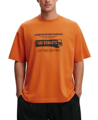 Men's Premium Graphics Music Crewneck T-Shirt