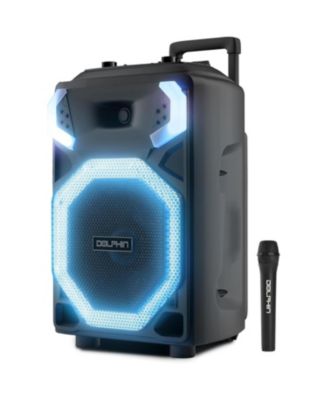 X-BASS 15" Bluetooth Speaker System with LED Lights and Microphone Portable DJ Party Speaker