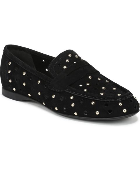 Женские туфли Naturalizer Bloom-Stud Slip-On, цвет: Чёрный замшевый