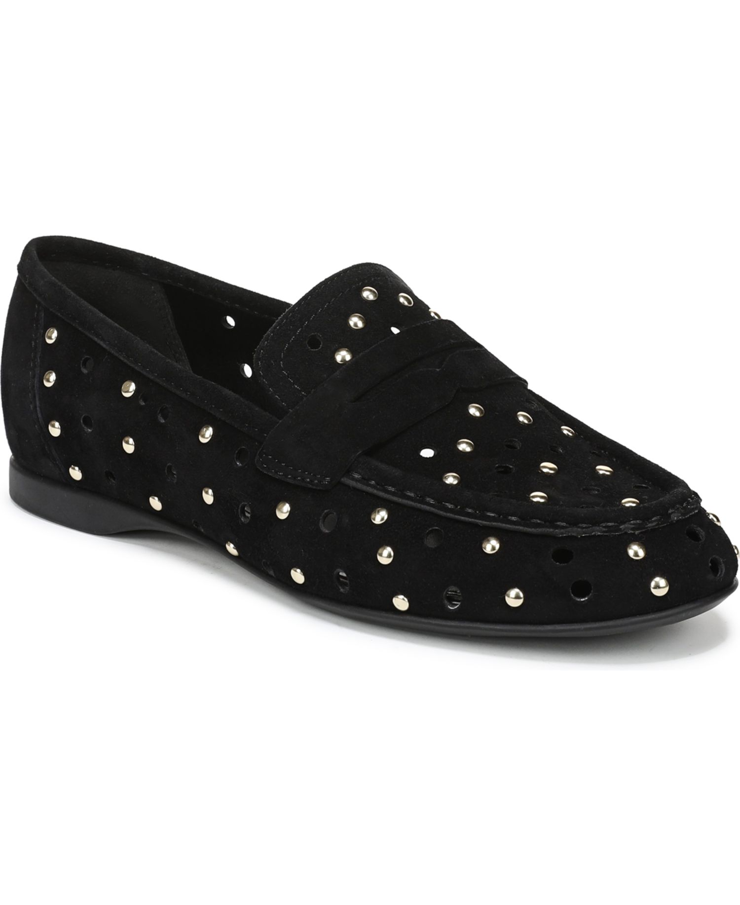 Women's Bloom-Stud Slip-On Loafers