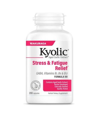 Aged Garlic Extract Formula 101, Stress and Fatigue Relief, 200 capsules.