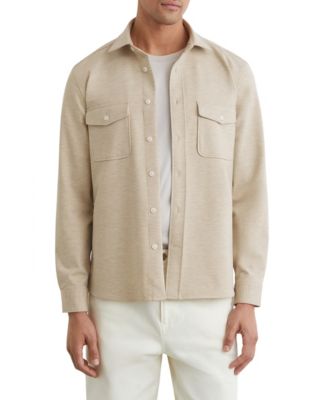 Men's Mcshane Twin-Pocket Button-Through Overshirt