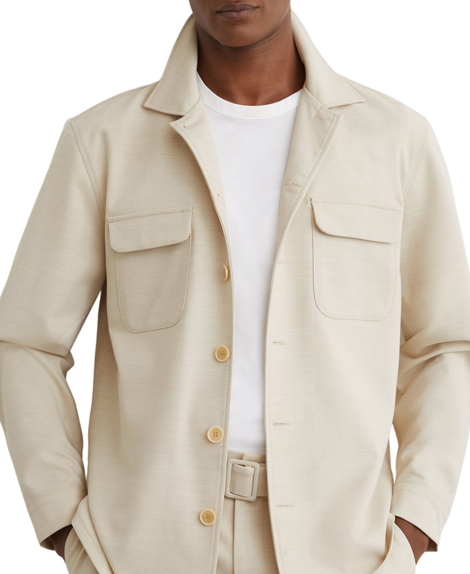 Men's Peshi Twin-Pocket Button-Through Overshirt