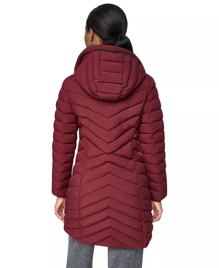 Women's Bibbed Packable Puffer Coat - thumbnail 5