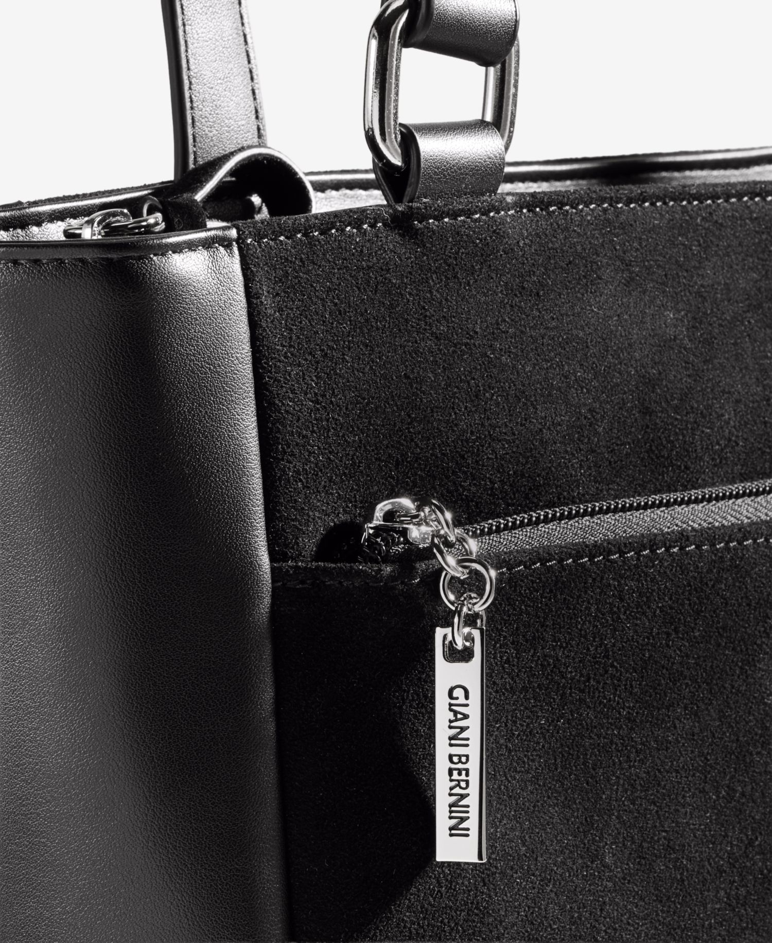 Nappa Suede Combo Tulip Tote