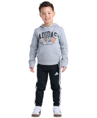 Boys' 2T-7 Long-Sleeve Hoodie and Pants, 2-Piece Set