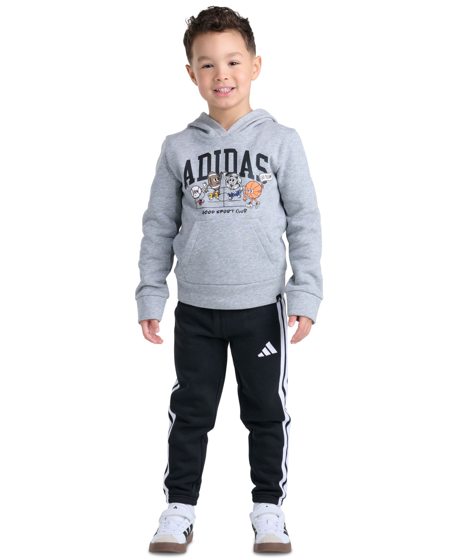 Boys' 2T-7 Long-Sleeve Hoodie and Pants, 2-Piece Set