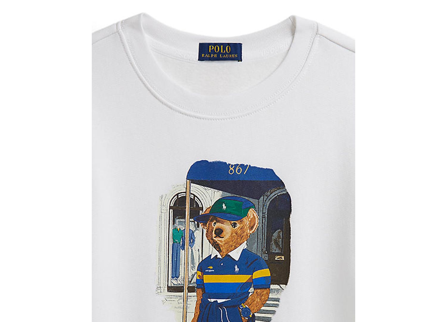 Толстовка с длинным рукавом Polo Bear для мальчиков 8-20 лет на Открытом чемпионате США по теннису