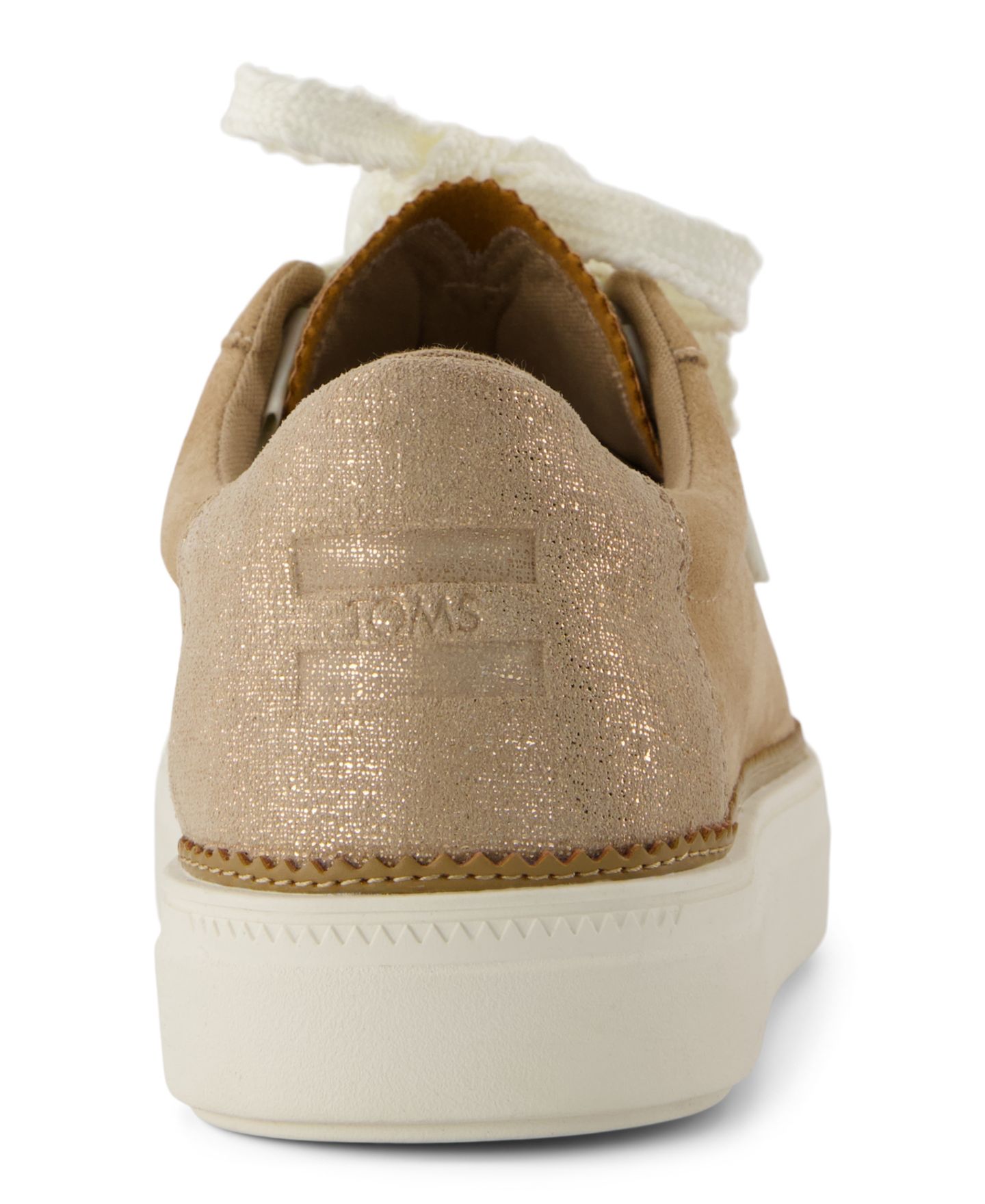 Женские кроссовки TOMS Izzy Lace-Up, цвет: Серо-коричневый замшевый — фото 3