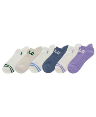 Women's Polo Low Cut Socks, 6-Pack