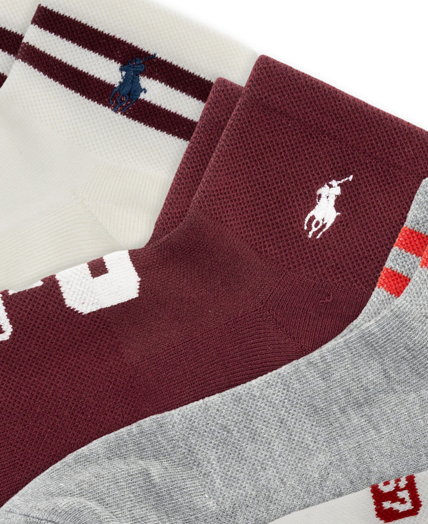 Women's Varsity Polo 1967 Crew Socks, 6-Pack