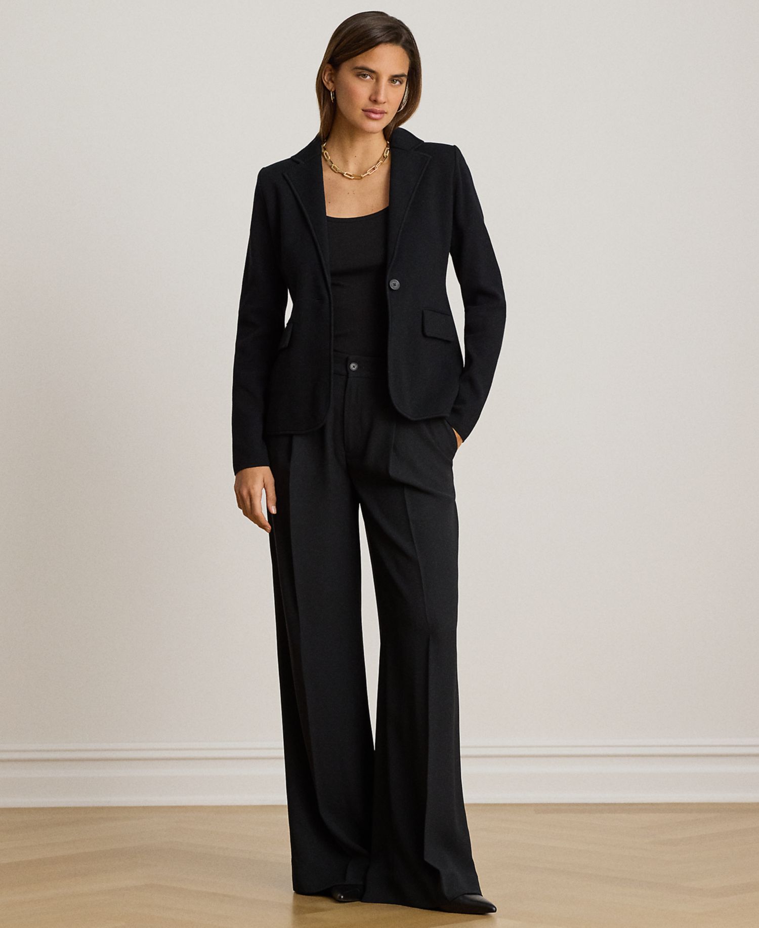 Petite Cotton-Blend Sweater Blazer