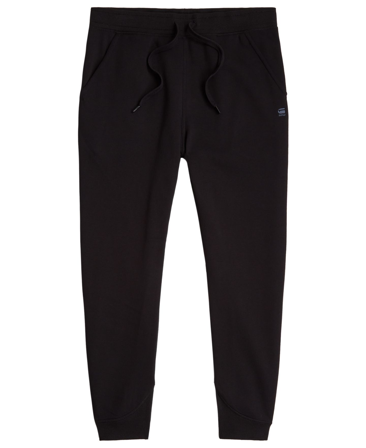 Мужские брюки G-Star Raw Premium Regular-Fit Sweatpants, цвет: Тёмный чёрный — фото 5