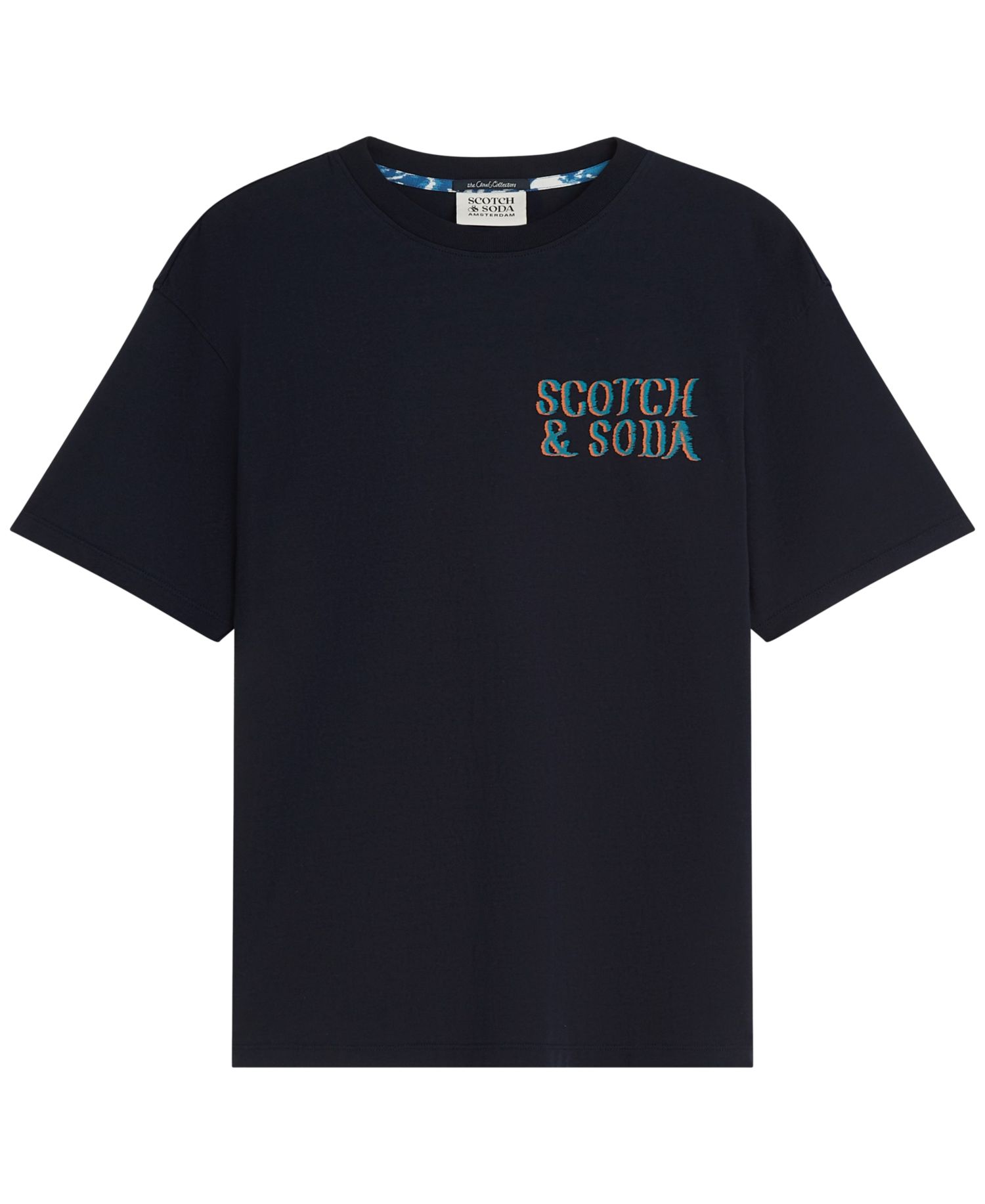 Men's Glitchy Artwork Regular-Fit T-Shirt